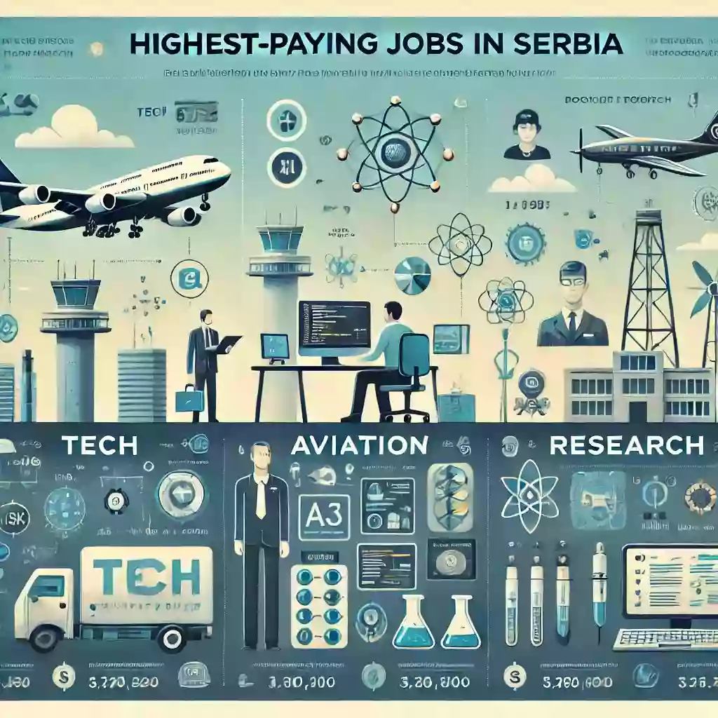 Monthly earnings of over €2,000: Here are the 10 highest-paying professions in Serbia