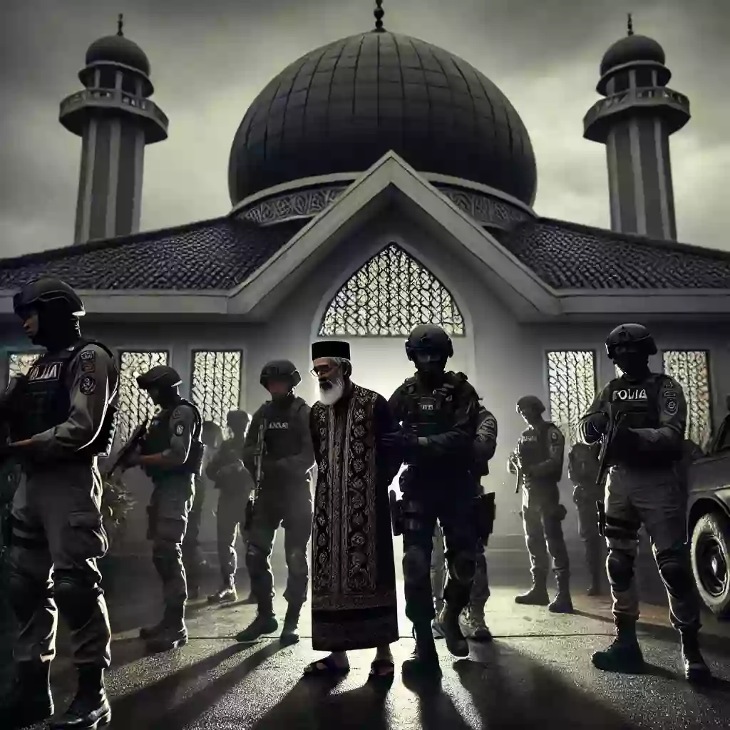 The chief Islamic cleric of Indonesia is suspected of having ties to terrorism.