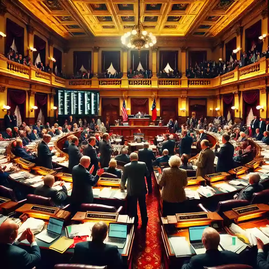 A compromise is needed between the House of Representatives and the Senate of Georgia to adopt the state budget.