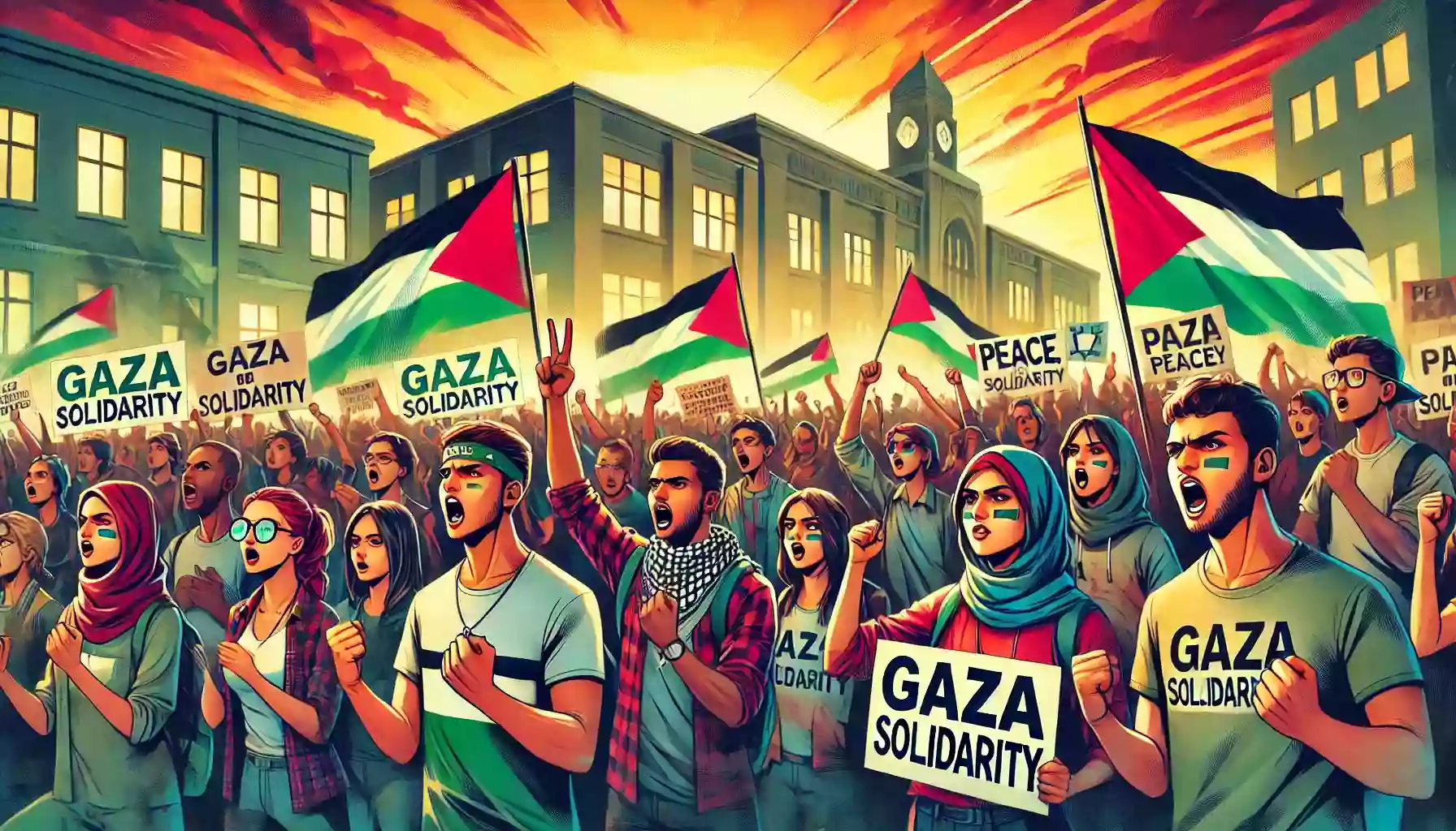 Protests in solidarity with Gaza are sweeping across colleges in the U.S.; the U.S. Supreme Court is considering a case involving the Starbucks union.