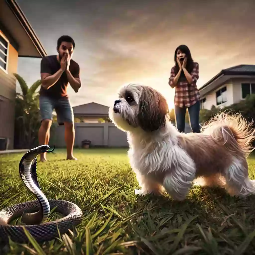 A small heroic dog dies while warning a family about the presence of a snake in their home in Bacolod.