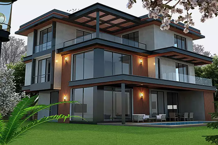 Проект нового комплекса вилл в Анталии