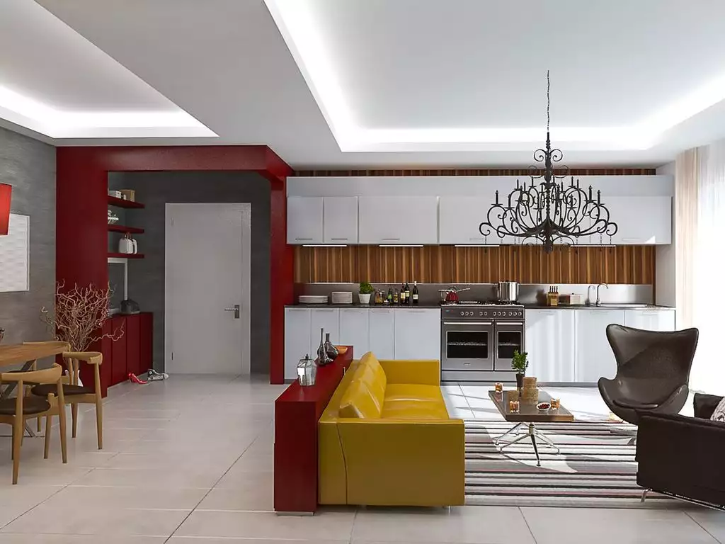  Эксклюзивная вилла 460 м2 с видом на Средиземное море в Алании