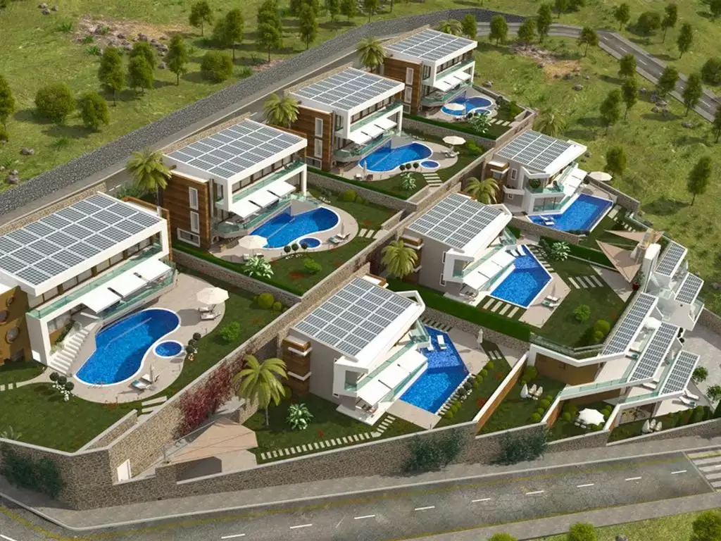  Эксклюзивная вилла 460 м2 с видом на Средиземное море в Алании