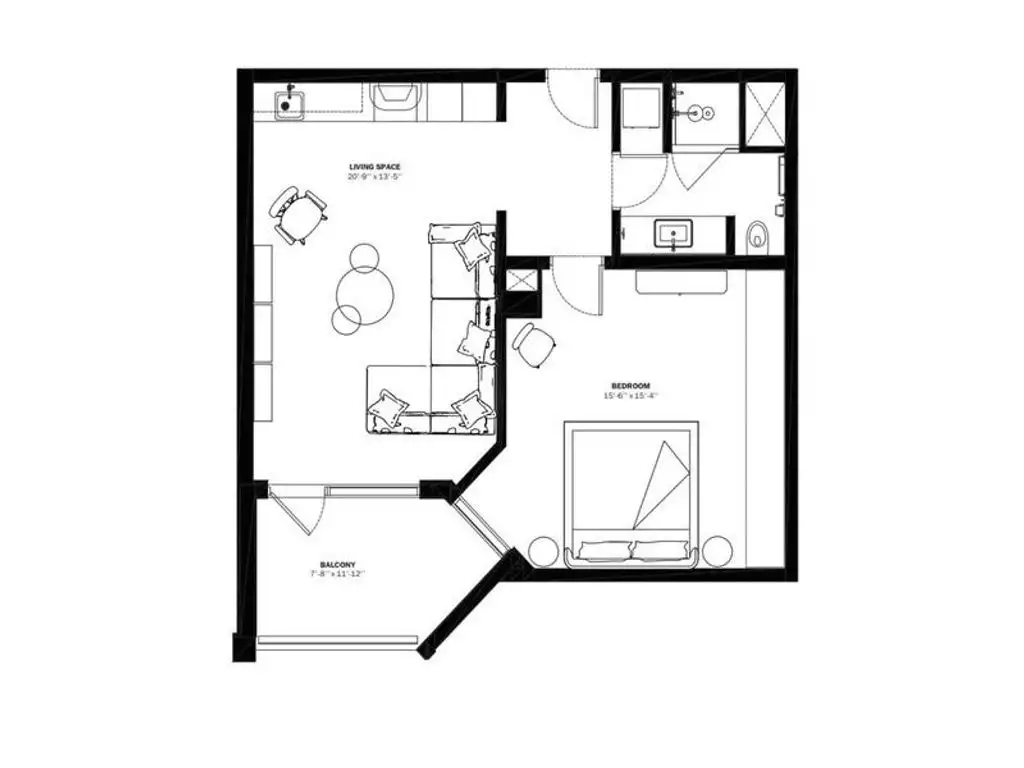 Элитная квартира 68м2 в Майами, Флорида