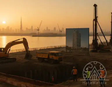 Atélis в d3: старт земляных работ на 45‑этажной жилой башне с видом на Dubai Creek