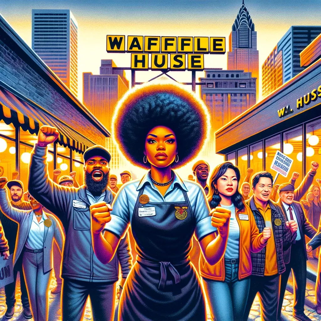 Waffle House критикуют за обязательные вычеты за еду из зарплаты сотрудников.