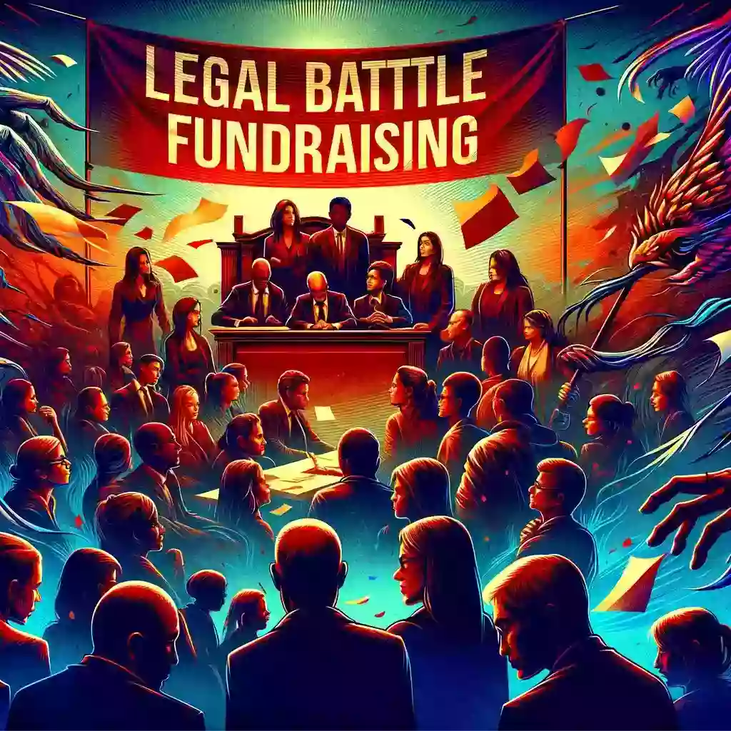 Trump is using the court case about secret payments to pressure small donors and attract major sponsors.