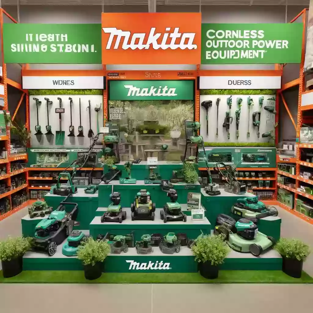 Makita is not sold at Home Depot for cordless garden tools.