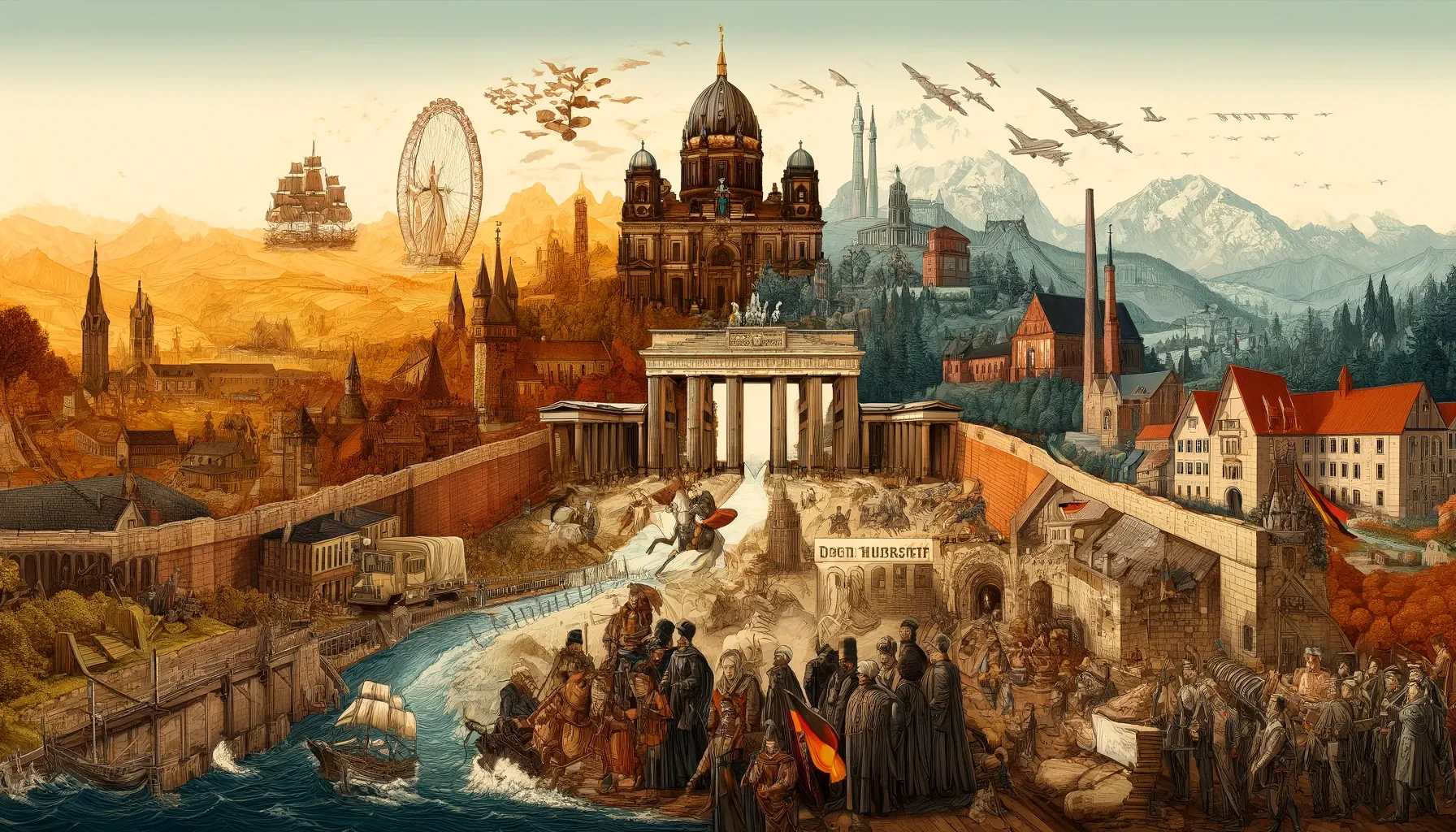 A unique recipe of German technologies: geography, population, history, politics, economy of Germany