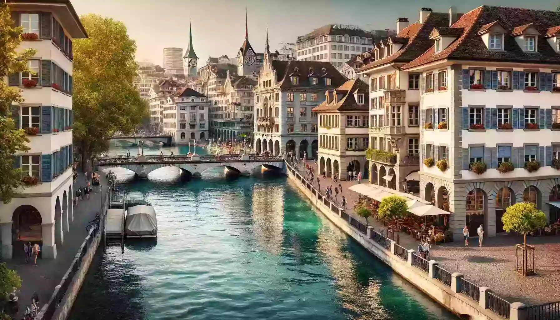 Picturesque Zurich: the business capital of Switzerland