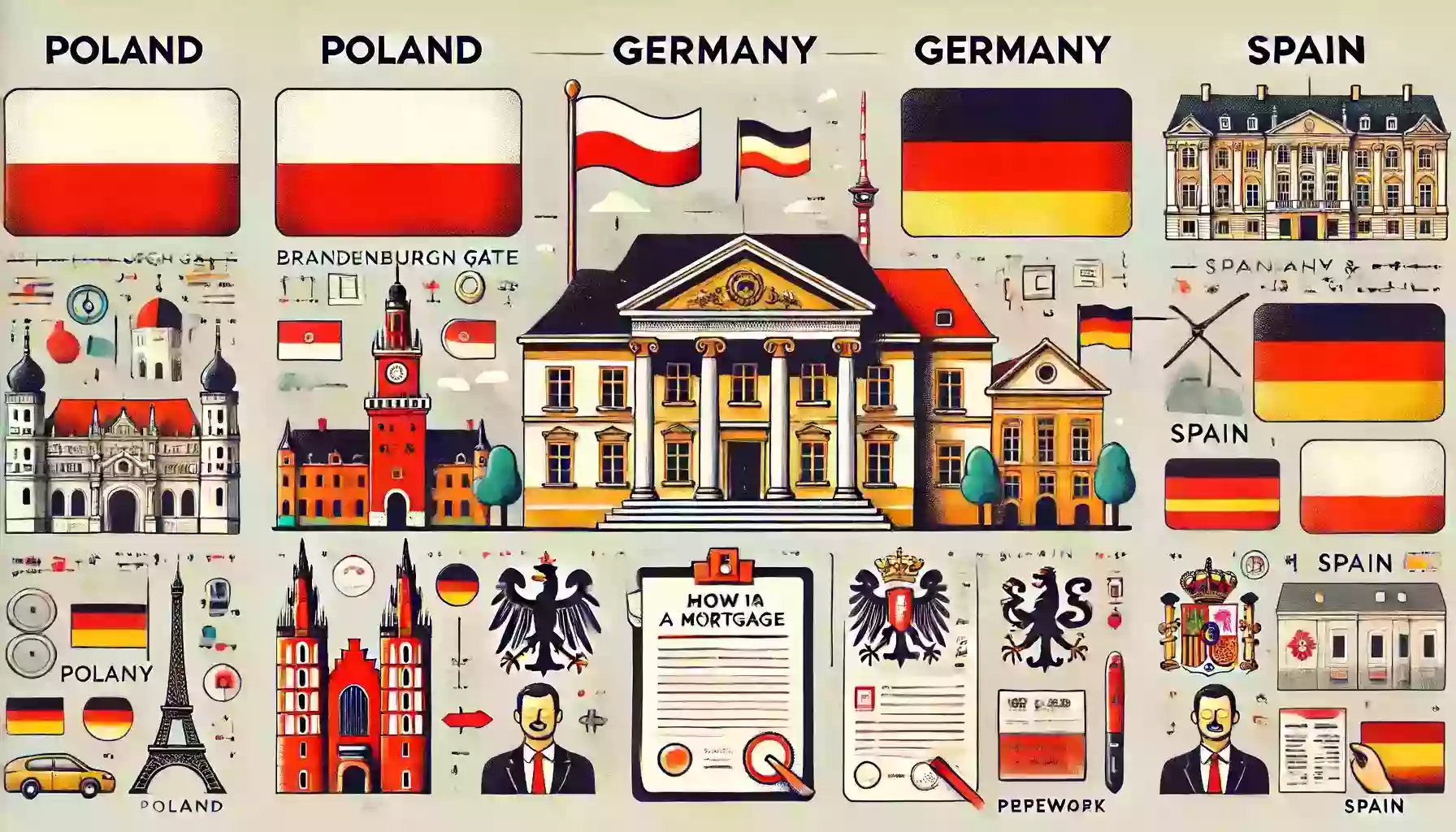 How to get a mortgage in Poland, Germany, Spain: requirements, conditions