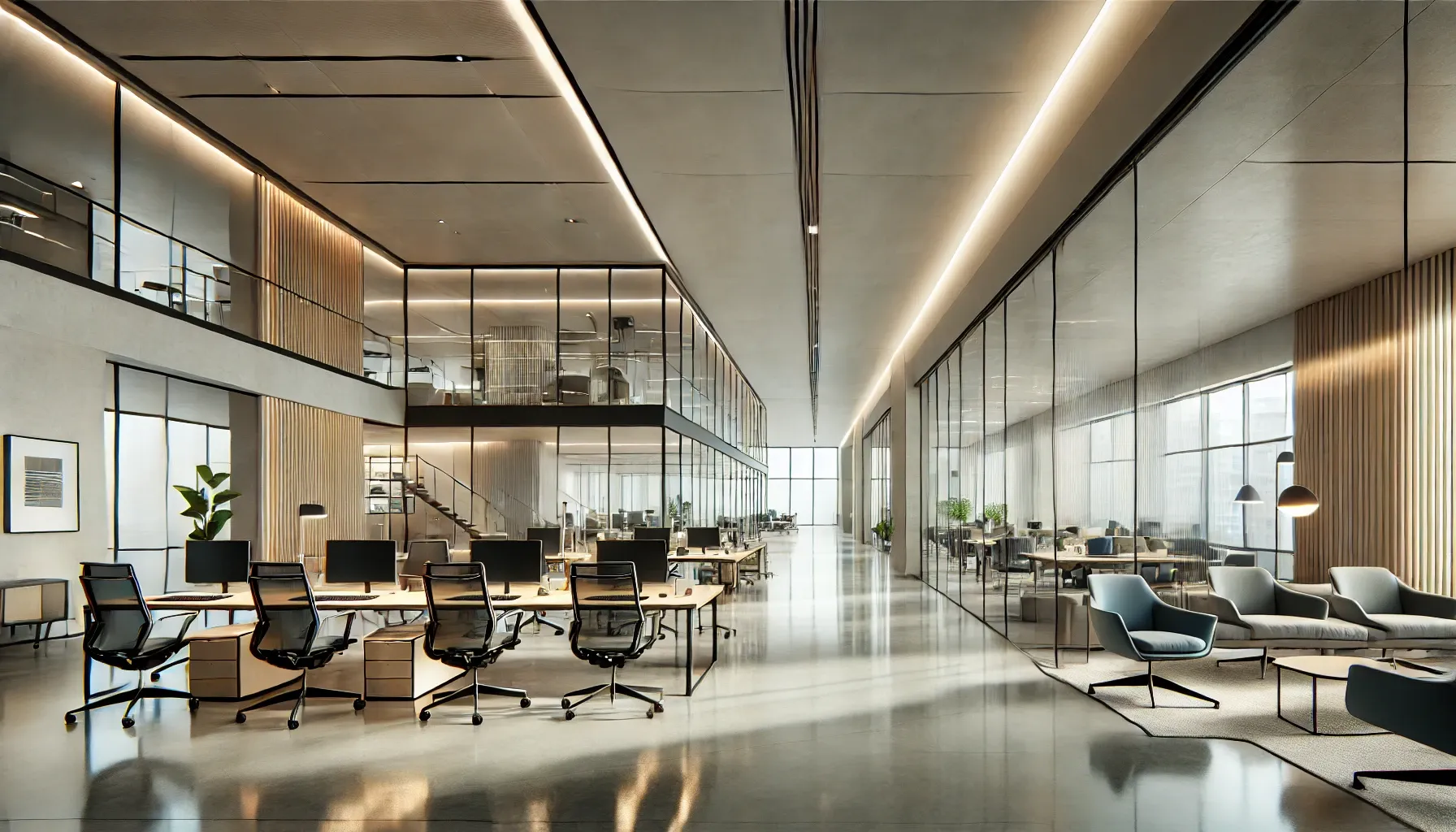 What are the expense and income items associated with owning commercial real estate?