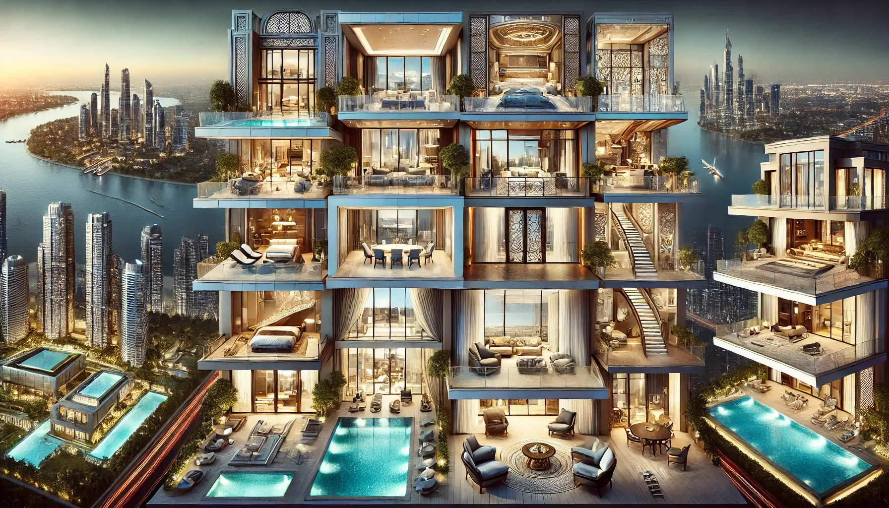 Ten luxurious penthouses: ranking and features