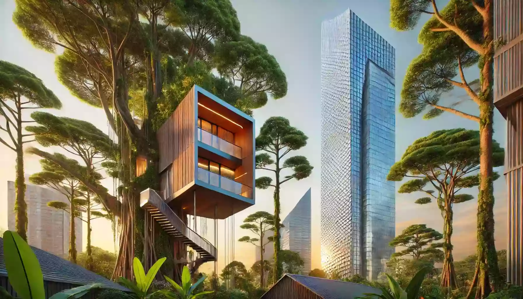 Unusual housing of the future: floating villas, vertical gardens, invisibles, and wooden skyscrapers.