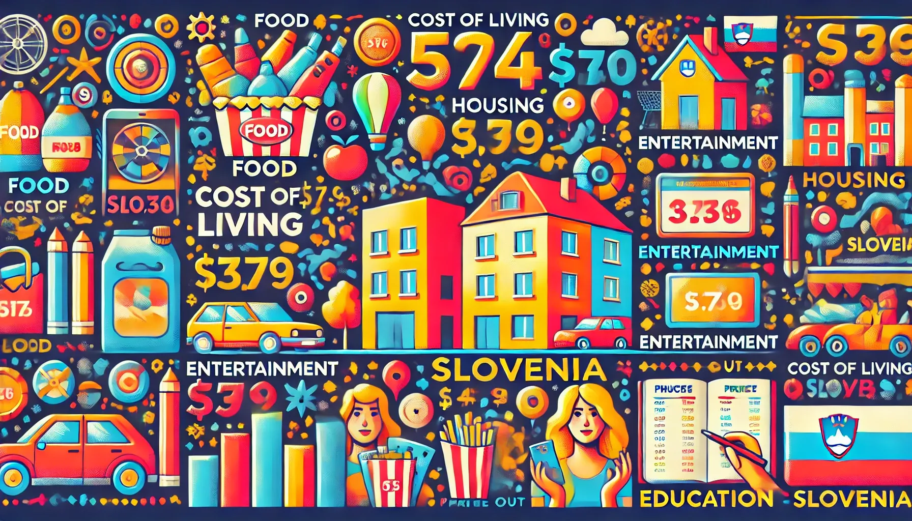 Cost of living in Slovenia: prices for housing, food, and education