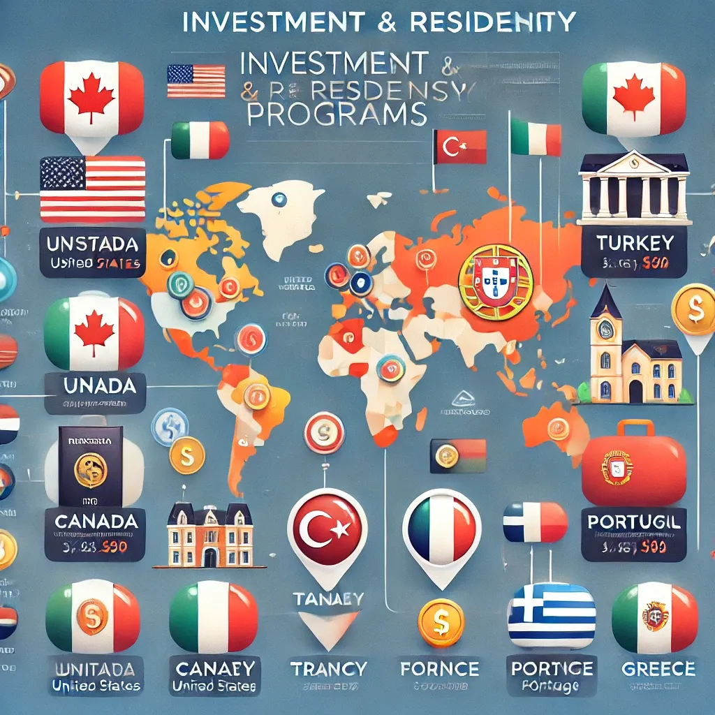 Investment programs for obtaining residence permits
