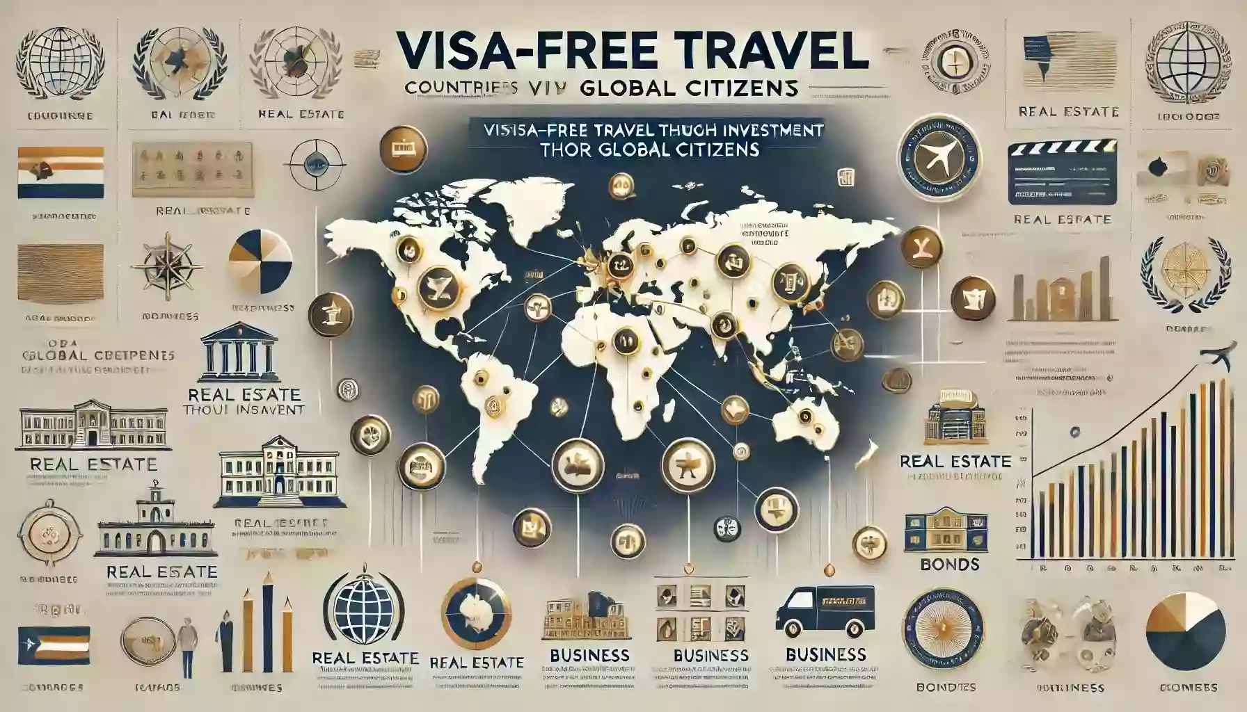 How to obtain citizenship and visa-free entry through investments in other countries?