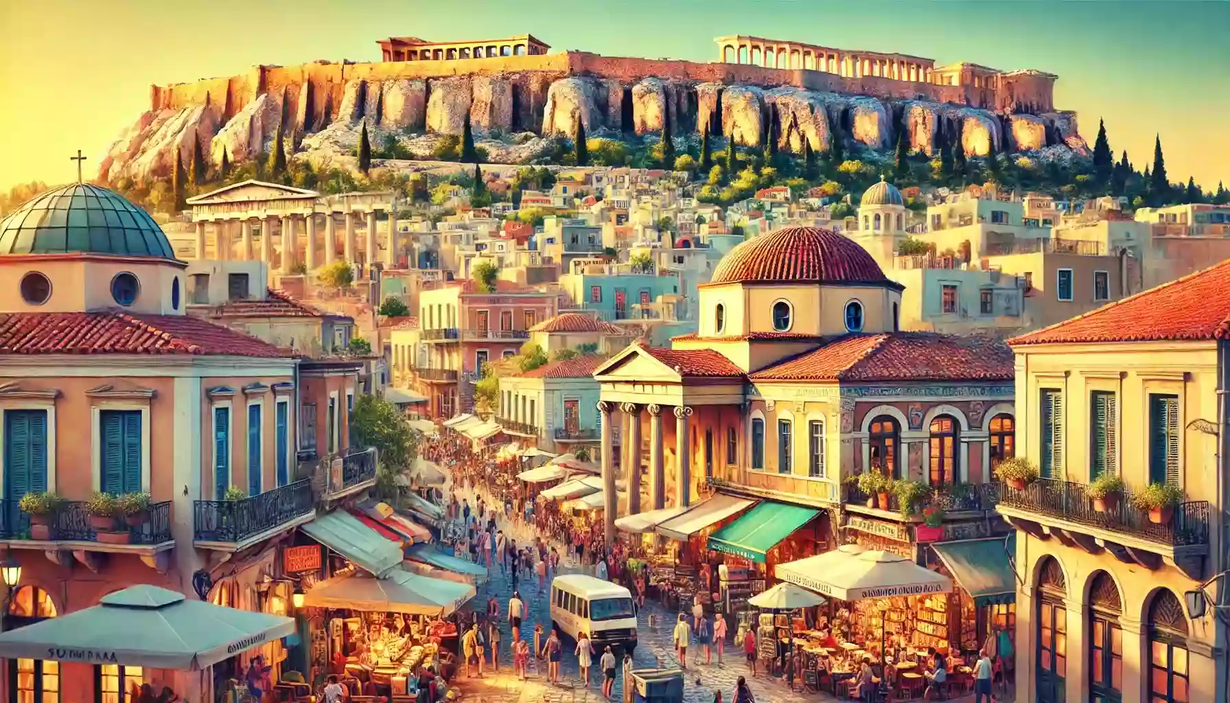 Where is the best place to stay in Athens for a business trip?