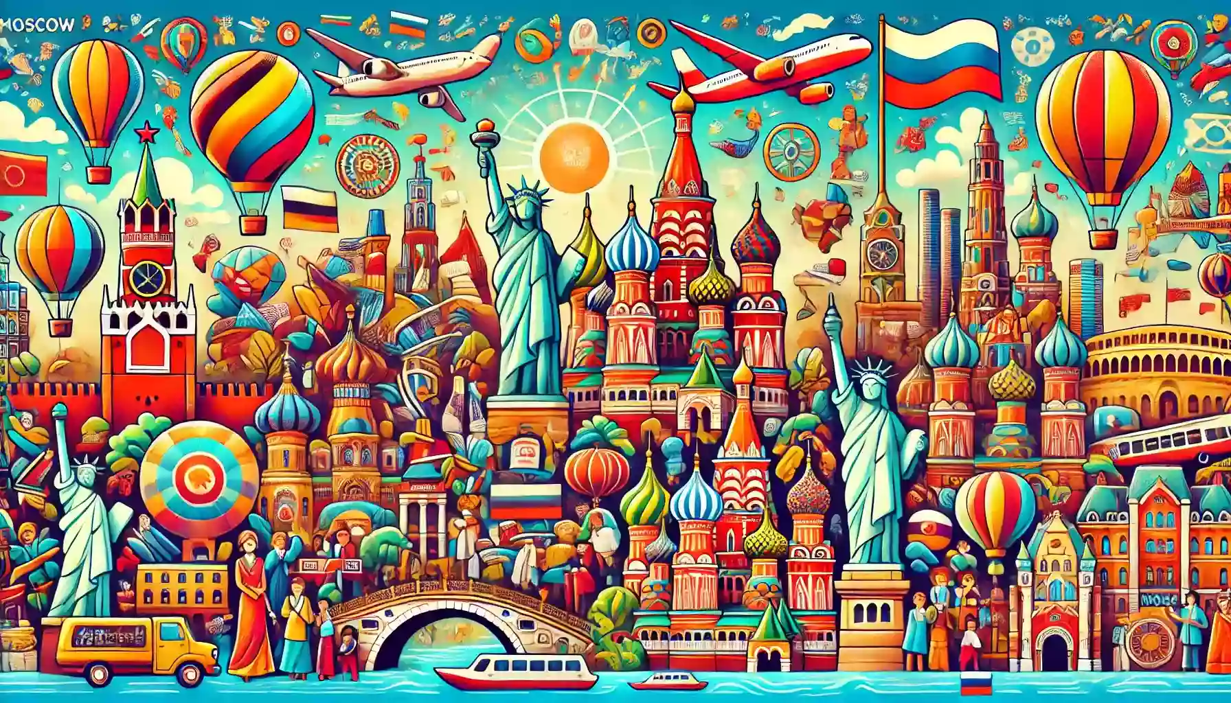 Which countries are available for travel from Russia without a visa?