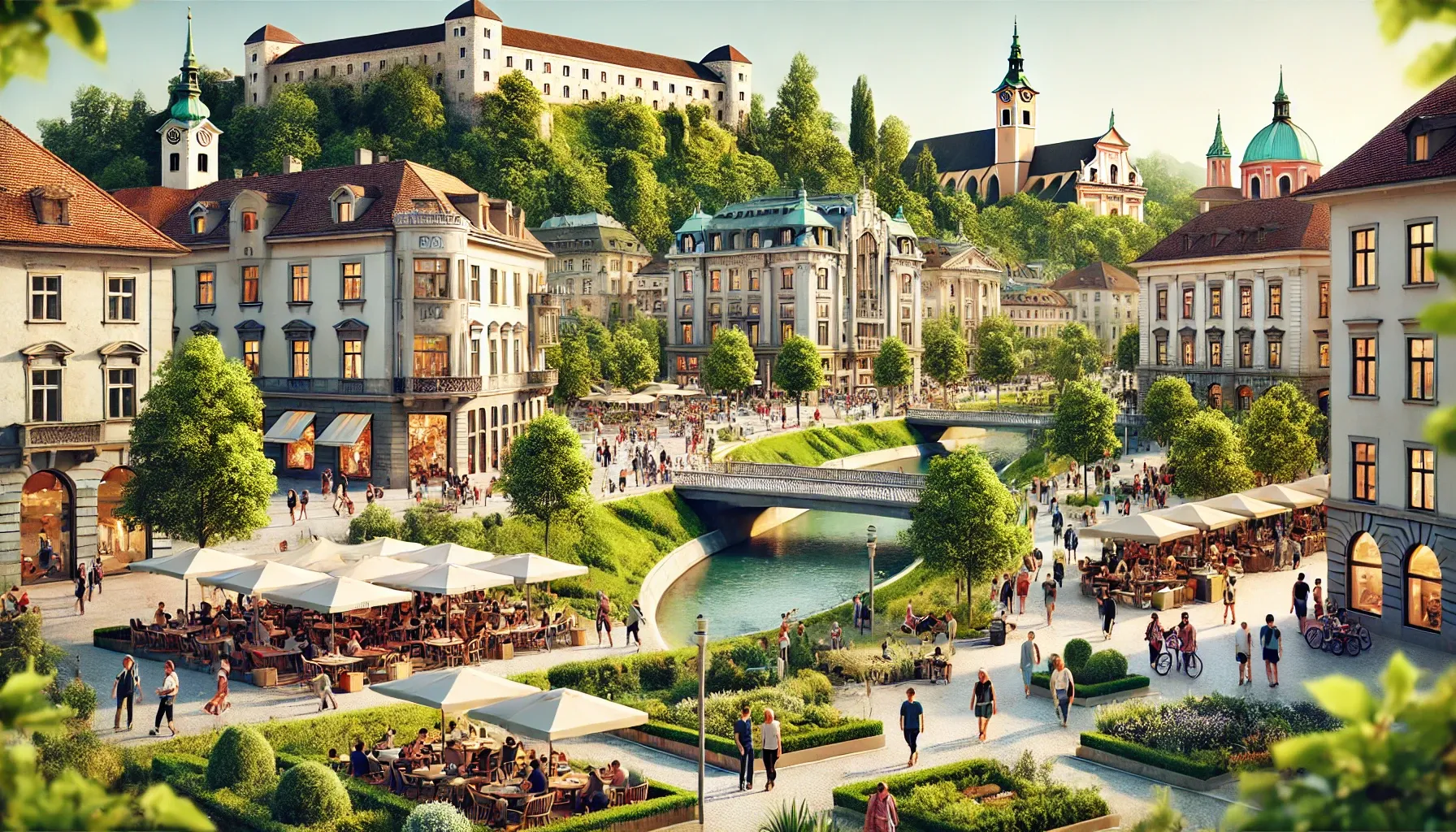 Why is Ljubljana becoming a center of culture and an attractive tourist destination?