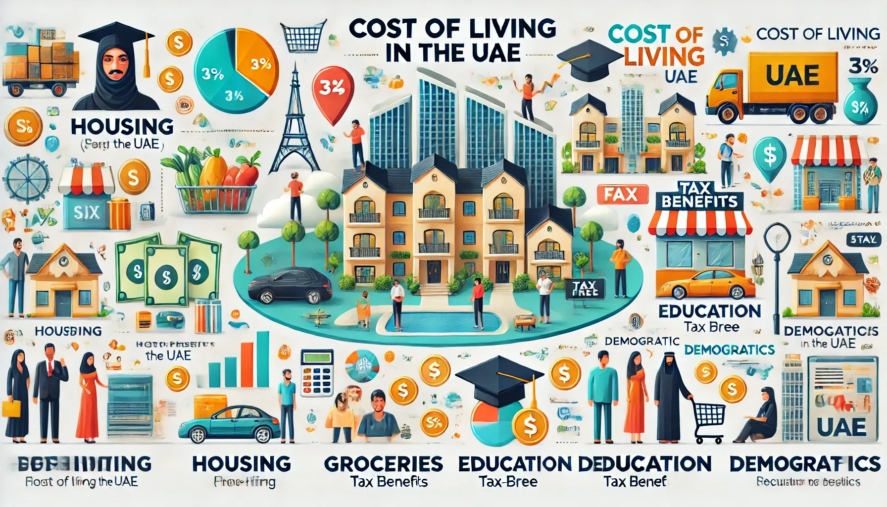 What is the cost of living in the UAE for foreigners?