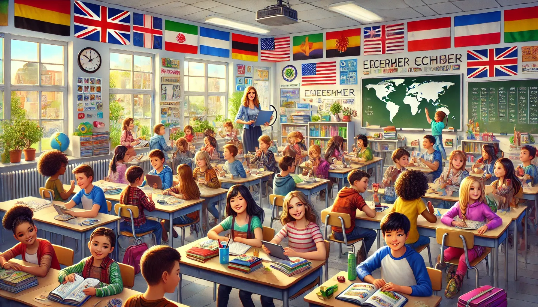 How is the education system in Poland organized for immigrants?