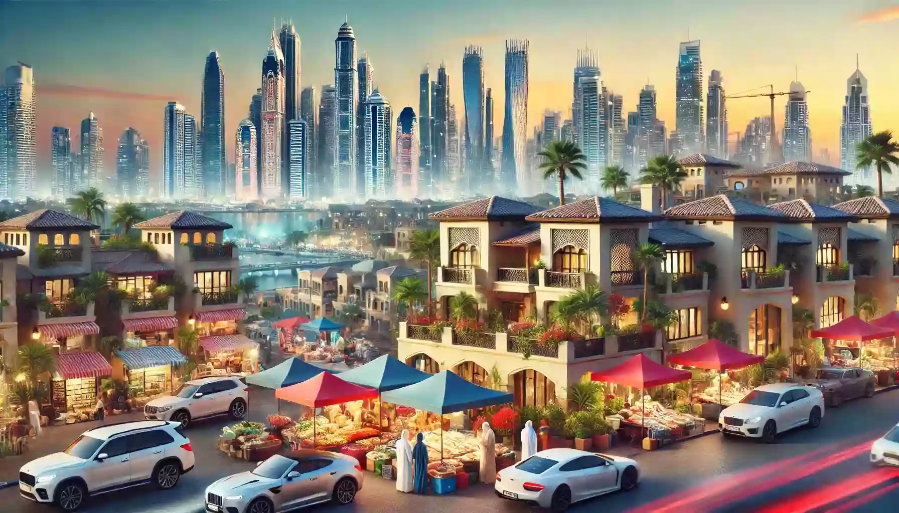 How is the real estate market developing in the Dubai Marina area?