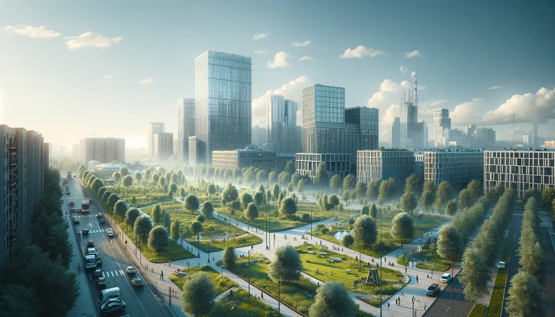 What is the air quality like in the new Borovaya, and is it safe for living?