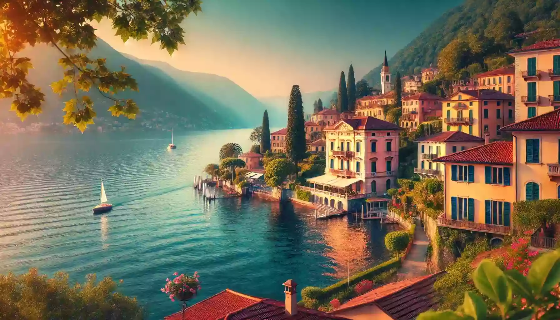 Why is real estate by the Italian lakes considered elite?