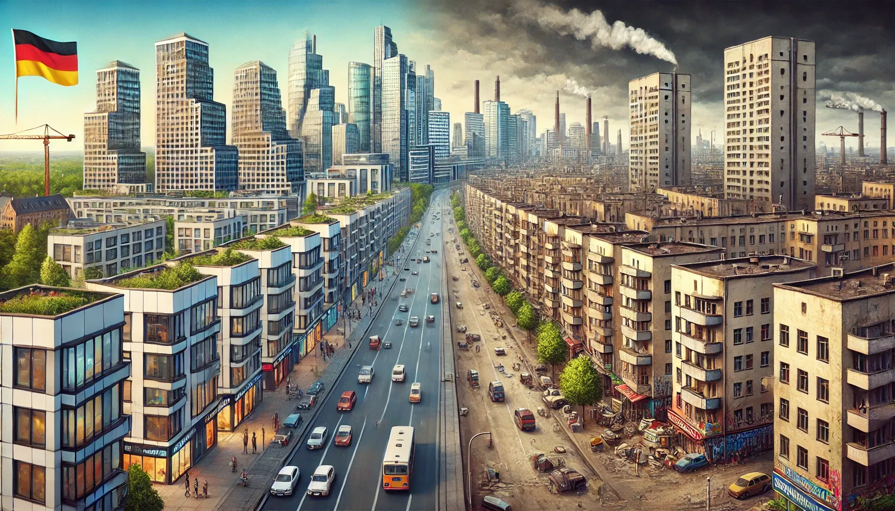 What are the differences between East and West Germany today?
