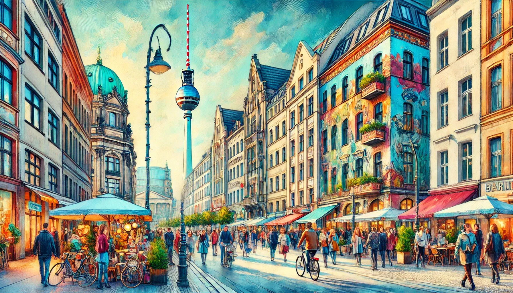 What is the Mitte district in Berlin like and what is its historical heritage?