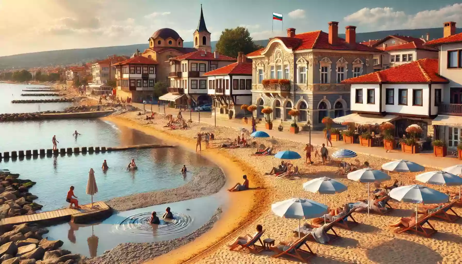 Why is it worth visiting Pomorie and what is the situation in the real estate market?