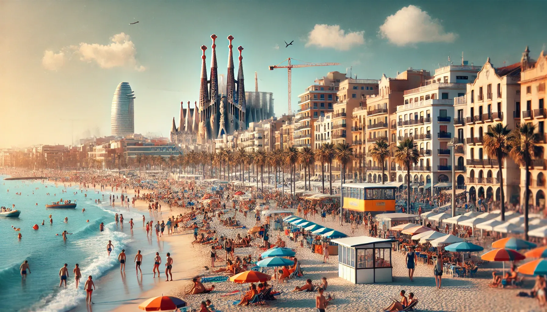 Why does Barcelona attract emigrants and tourists with its atmosphere?