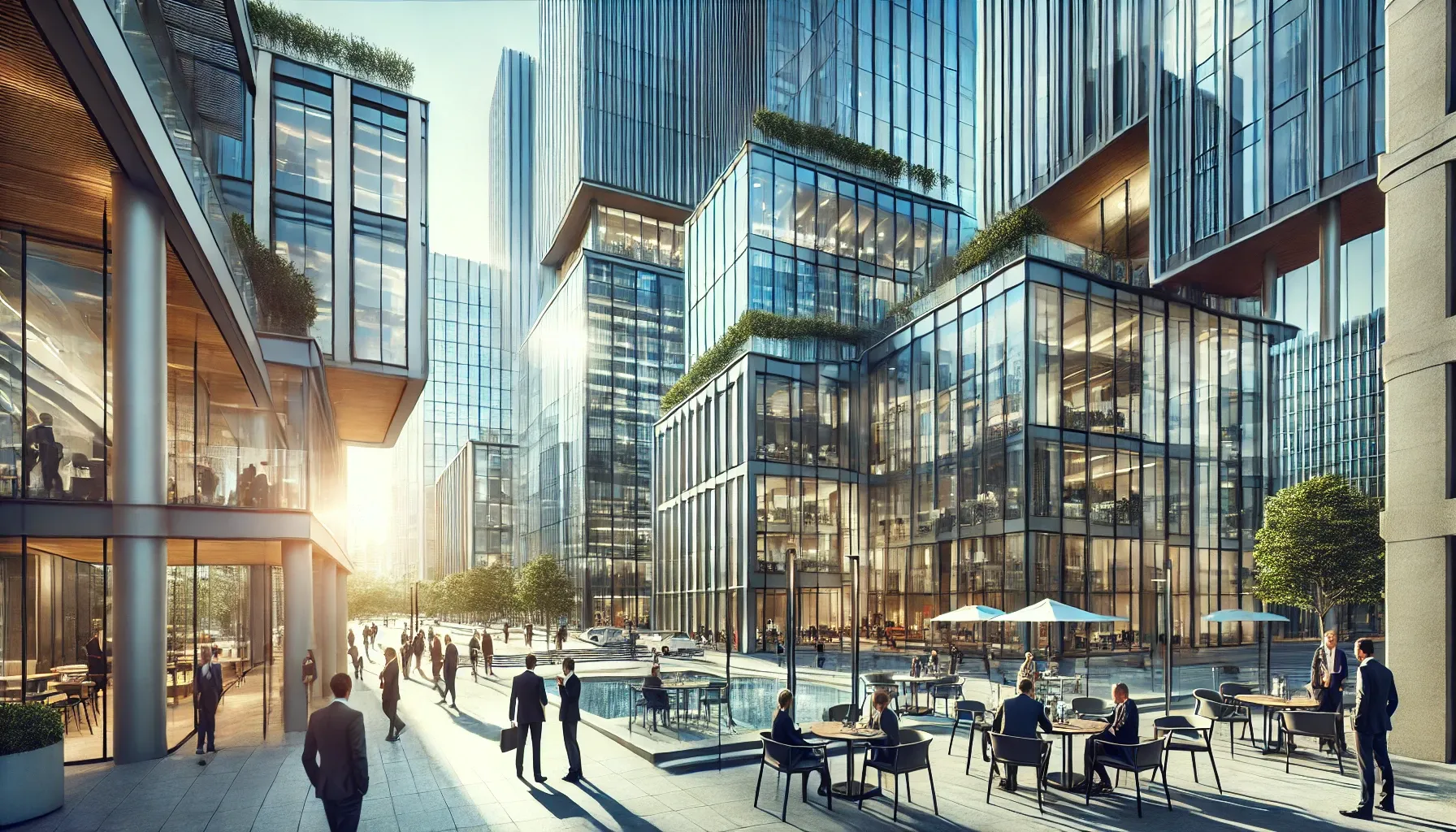 Why has London become a global center for business activity and commercial real estate?