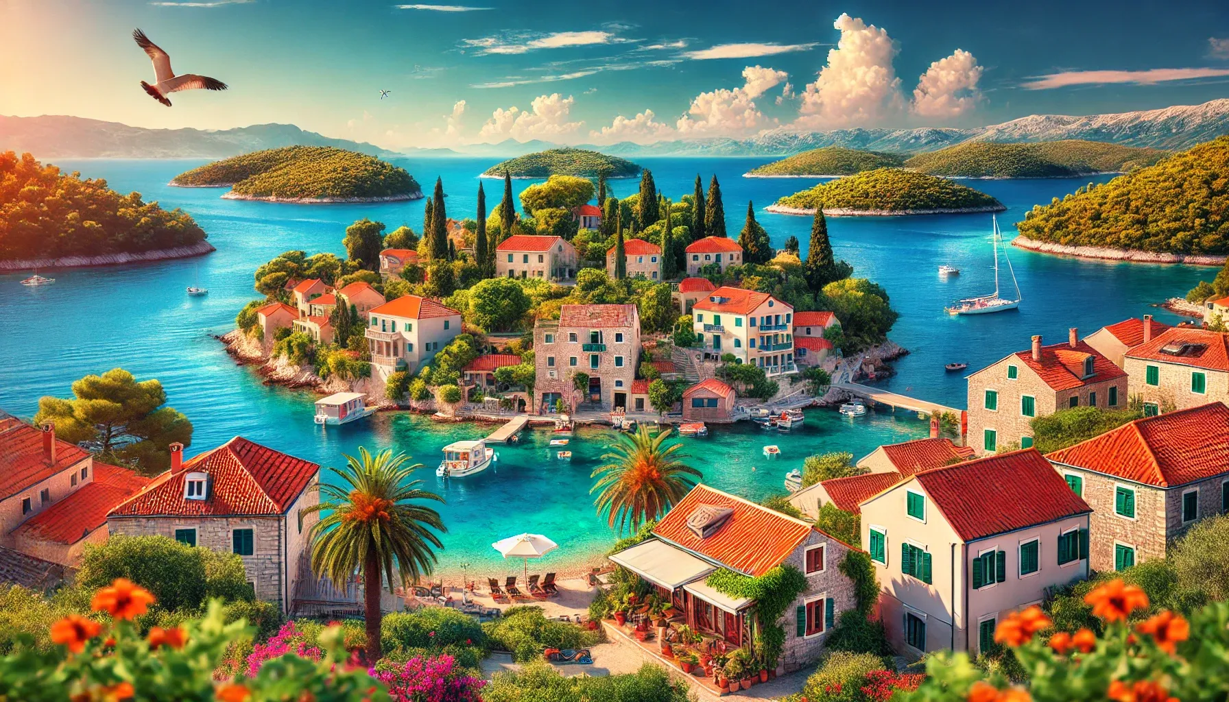 What is the uniqueness of real estate in Croatia and its coastline?