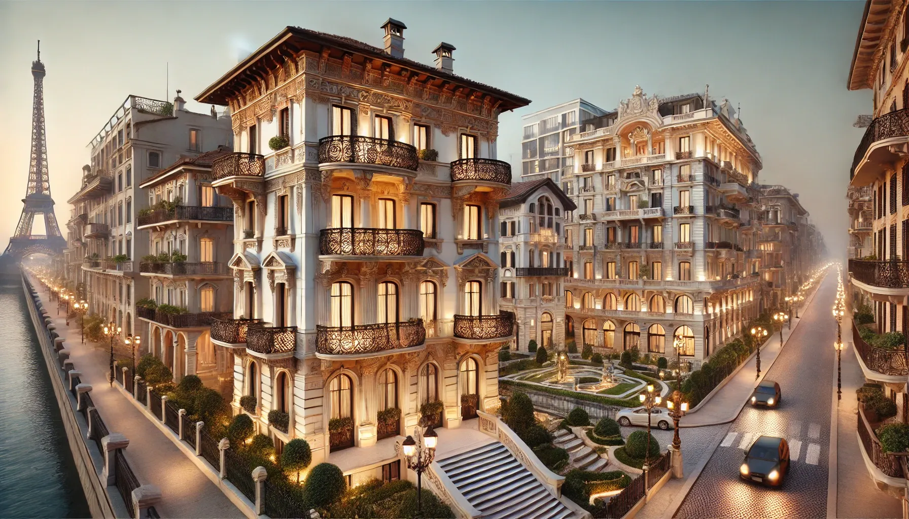 Why is the demand for real estate growing in Rome and Milan?