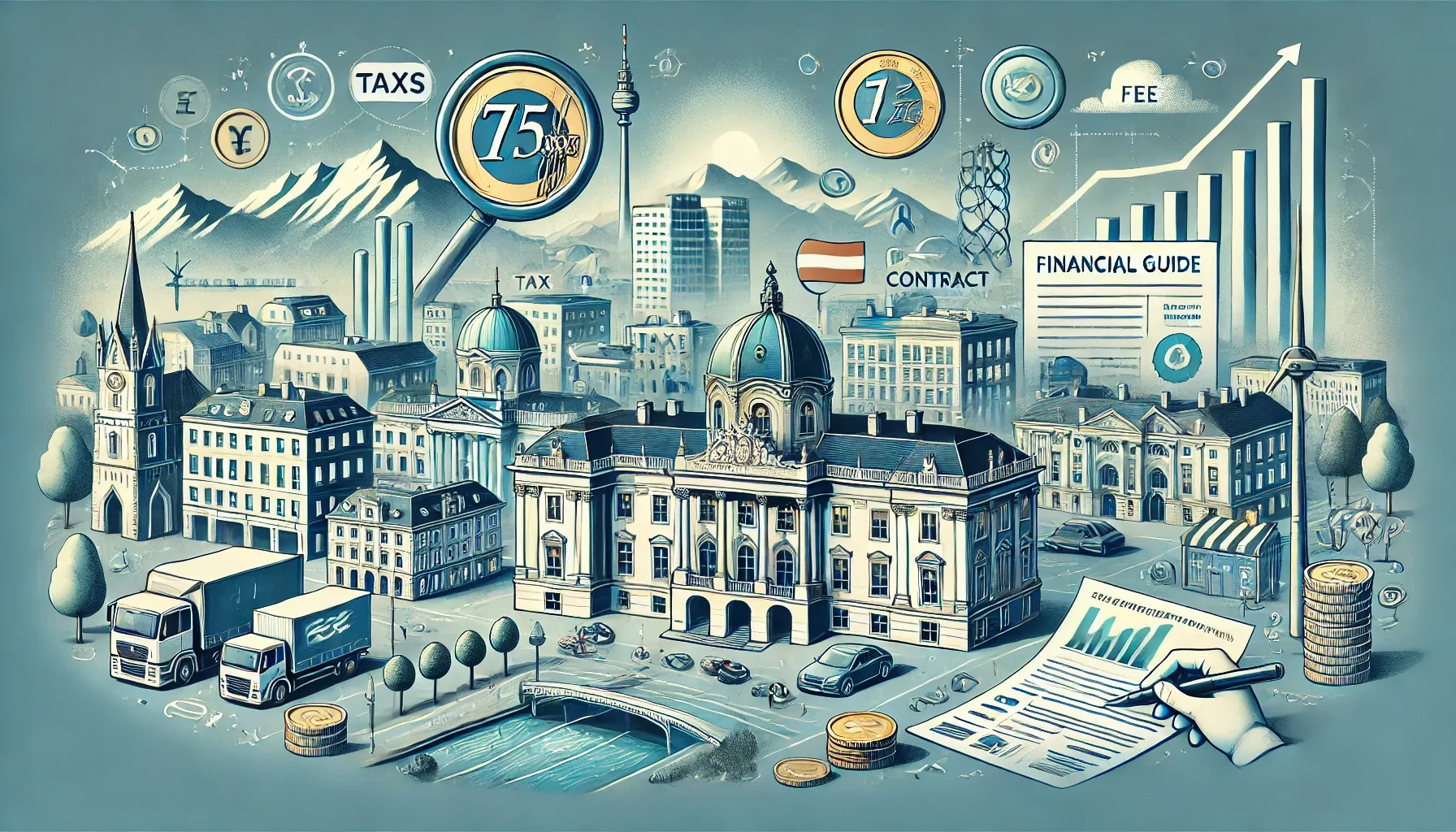 What expenses should be expected when purchasing real estate in Austria for Russian citizens?