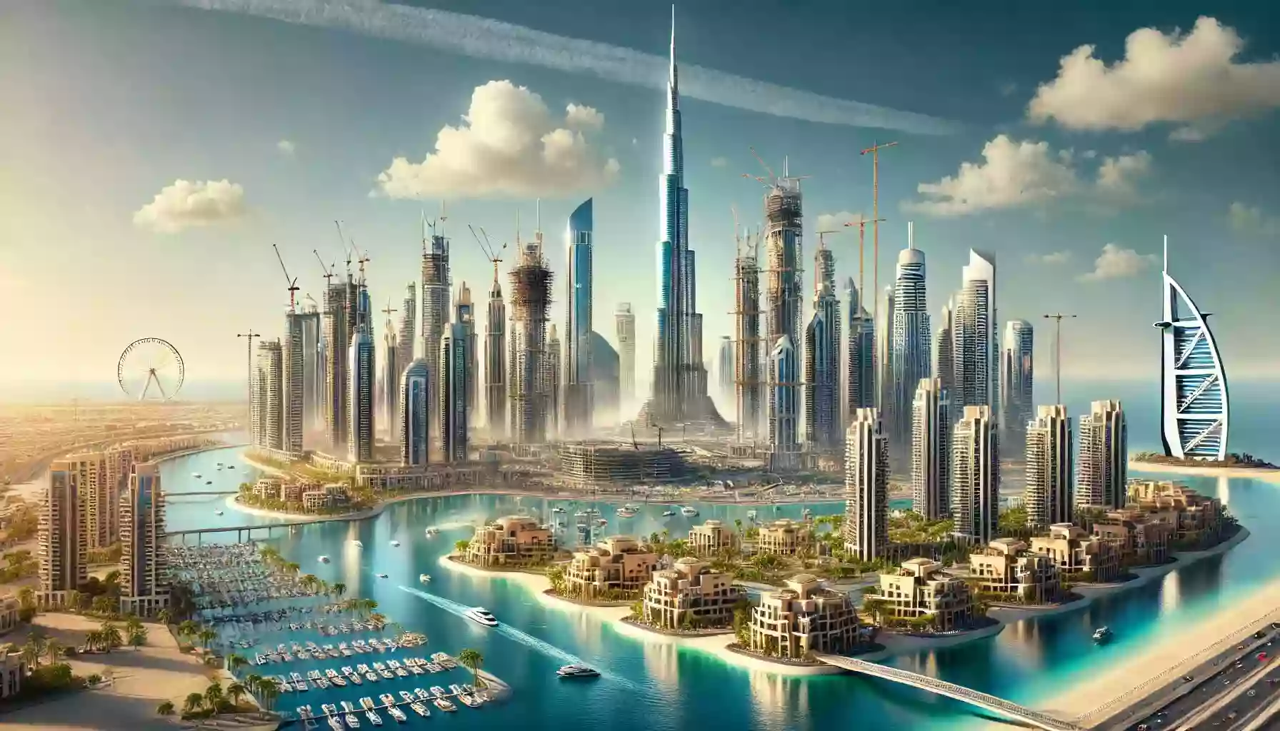 Why has Dubai become a center for luxury real estate in the international market?