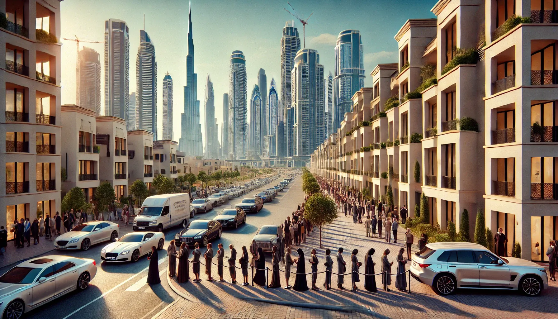 What is the reason for the high demand for luxury real estate in Dubai in 2023?