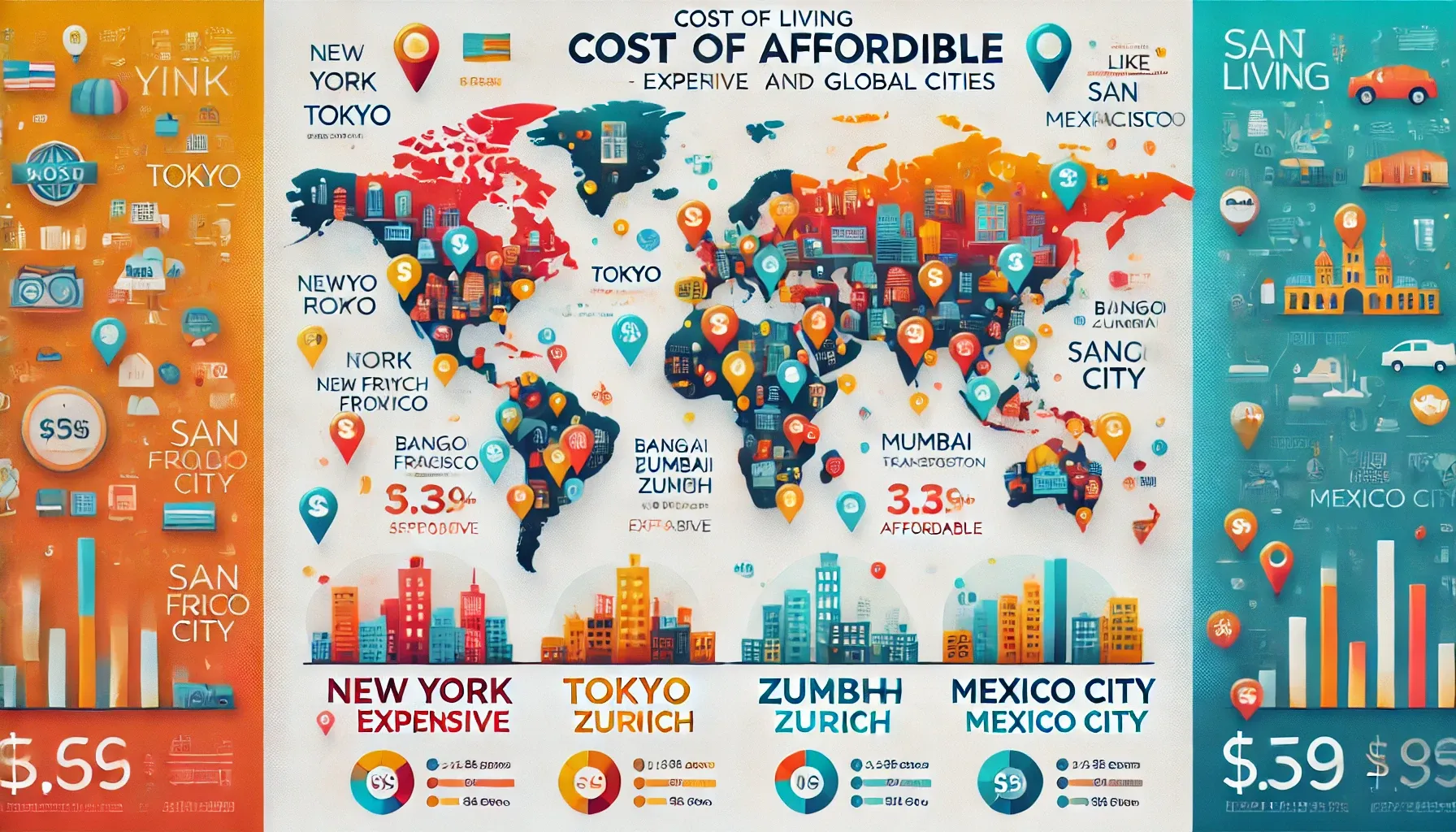 How did the ranking of the most expensive cities in the world change in 2017?
