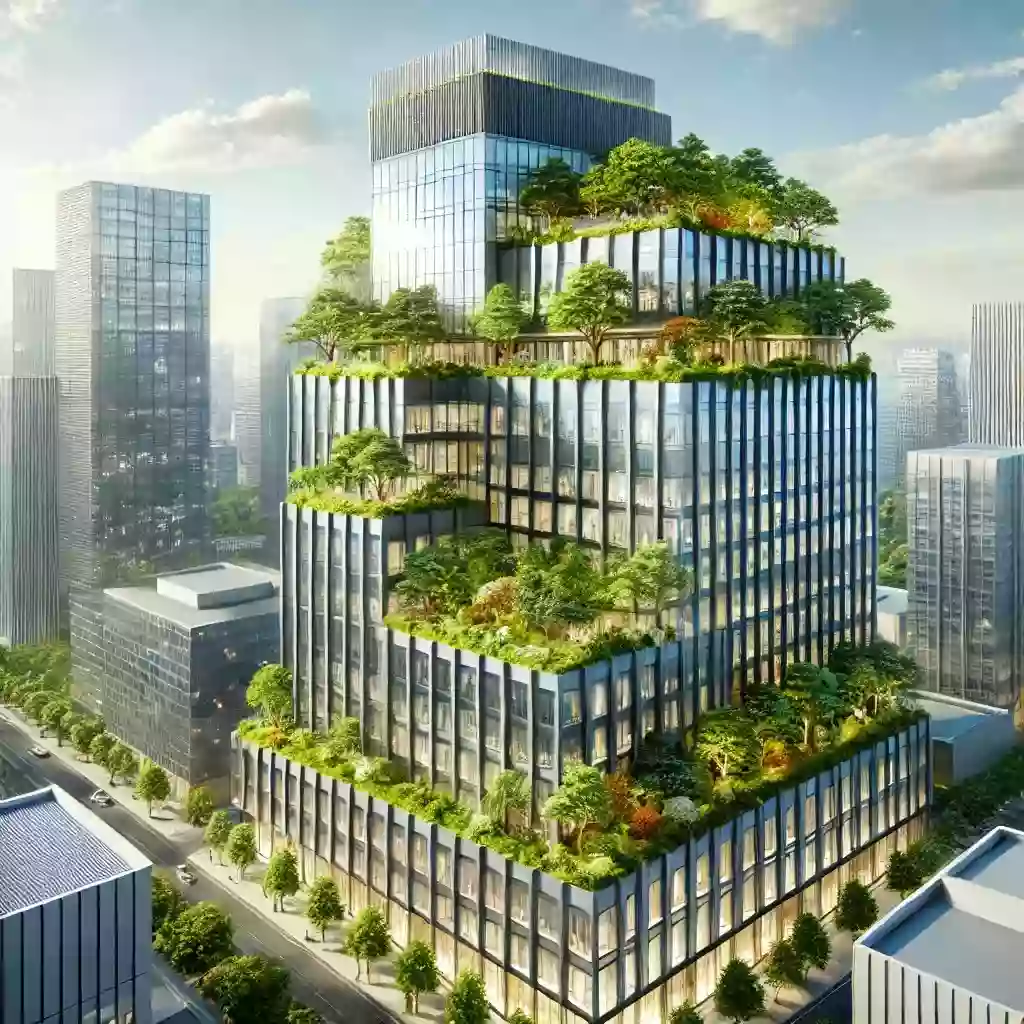 How is "green" construction changing the face of modern cities?