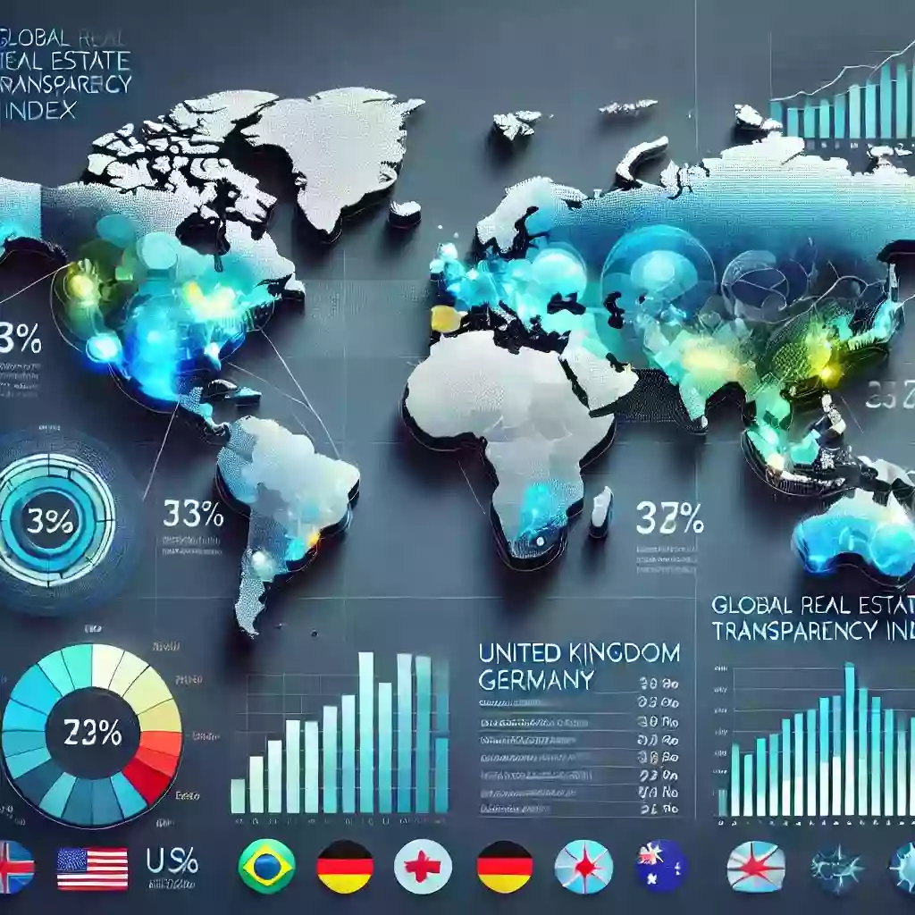 What are the results of the real estate market transparency index according to JLL?