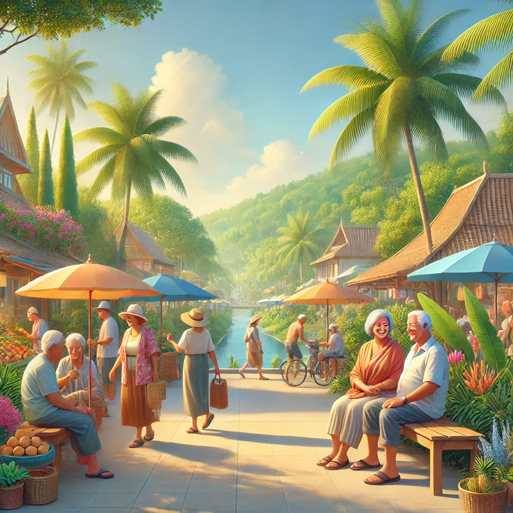 Why are Thailand and other countries ideal for retirees?