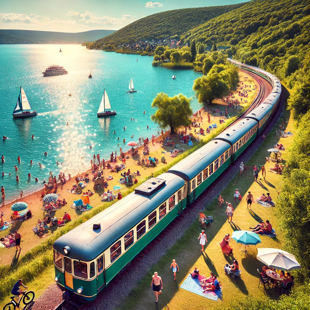 Why has Lake Balaton become a popular tourist destination?
