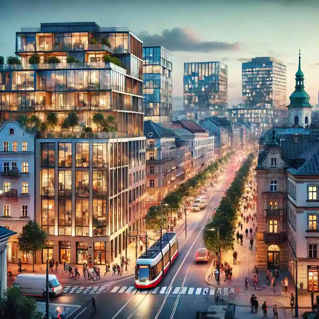 How did Poland become attractive for real estate investments?