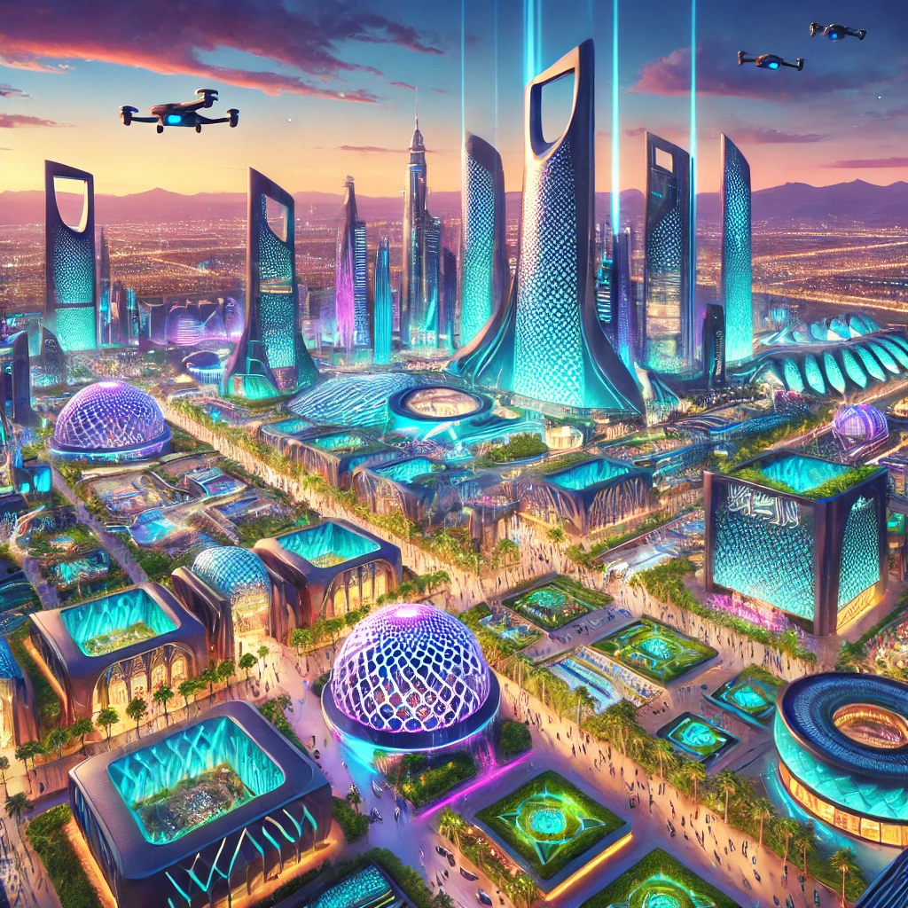 What are the "Al-Qiddiya," "Neom," and other projects in Saudi Arabia?