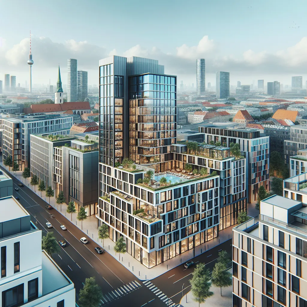 Why are serviced apartments becoming popular in the real estate market in Germany?