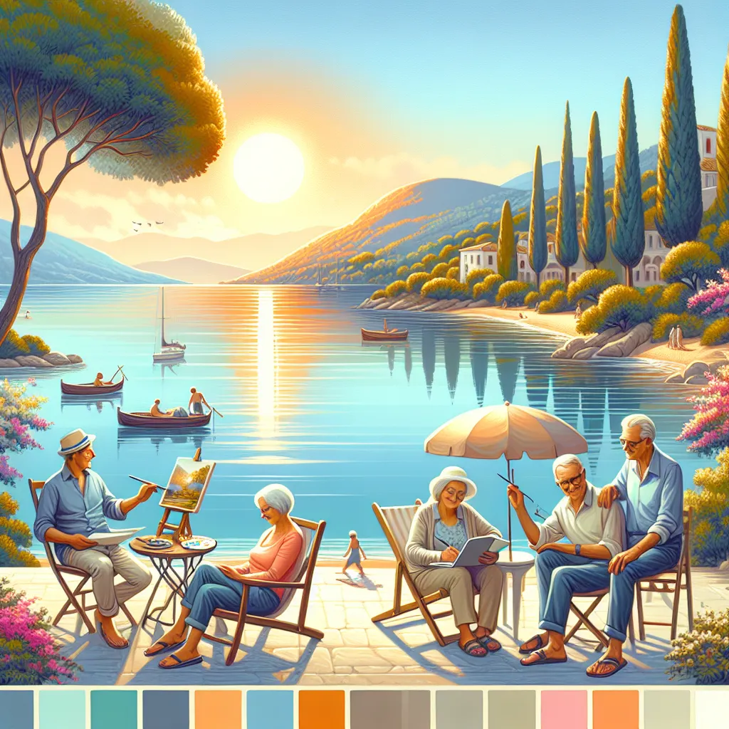 Why do retirees choose to live in Cyprus?