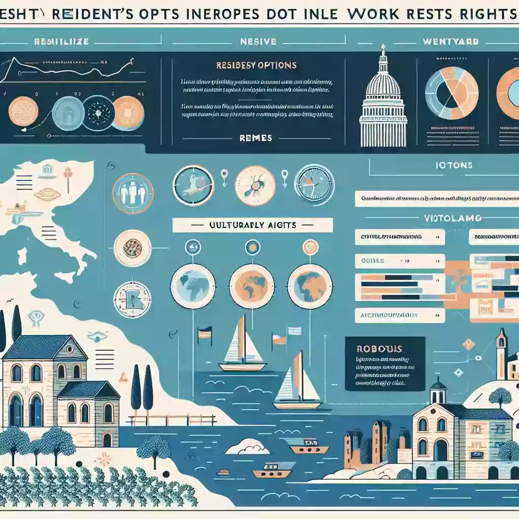 How to obtain a residence permit without the right to work in different countries in Europe?